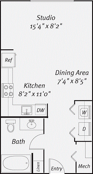 Salix Juanita Village_Kirkland WA_Floor Plan_Studio Salix Juanita Village_Kirkland WA_Floor Plan_Studio